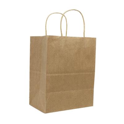 China Recycled materials wholesale custom large quantities of environmental protection simple and cheap gram biodegradable kraft paper with rope shopping for sale