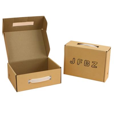 China Factory Wholesale Hand Belt Recyclable Handle Custom Portable Exquisite Packaging Box for sale