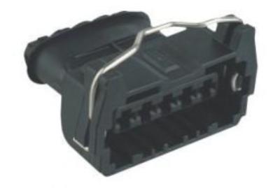 China Conector automotriz del Pin de Bosch 5 que contiene 1928402595 2 la encrespadura negra de la fila 14A en venta