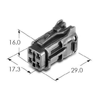 Китай Соединители МГ610331-5 электрического терминала КЭТ Кореи, автомобильный провод снабжения жилищем МГ640333 для того чтобы связать проволокой контактный разъем 4 продается