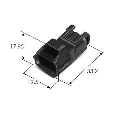 China Conectores MG641234-5, alambre automotriz de KET Korea Electric Terminal de la vivienda MG631233-7 para atar con alambre el conector en venta