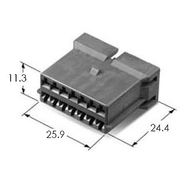 China Conectores MG64906-4 de KET Korea Electric Terminal, fio automotivo do alojamento MG610754 para prender o conector à venda