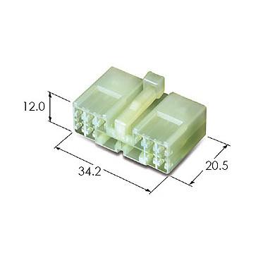 中国 KET韓国の電気ターミナル コネクターMG610121のMG610122コネクターをワイヤーで縛る自動車ハウジング ワイヤー 販売のため