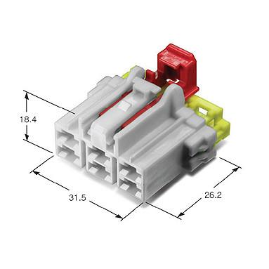 中国 3mΩMax自動車電気コネクタ、電線のコネクターMG610885 販売のため