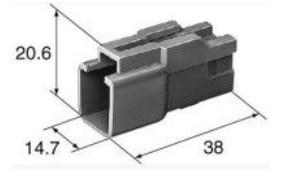 China Electronics Sumitomo Automotive Connectors 6520-0349 Socket Contact Gender for sale