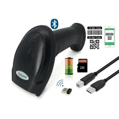 China Android 2D Supermarket Smart 1D QR Code Reader Android Handheld Wireless Barcode Scanner for sale