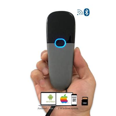 China Commercial Portable Rechargeable 1D QR Code Reader 2.4Ghz Wifi 2D Wireless Barcode Scanner for sale