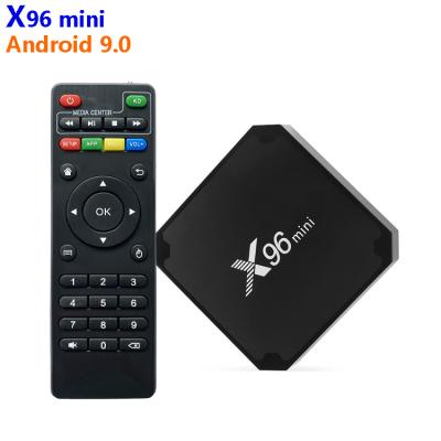 China Support 4K X96 mini 2gb 16gb S905W 2.4g Android 9.0 smart tv box 4K IPTV box for sale