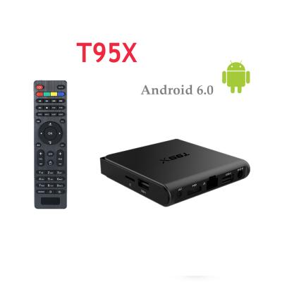 China H.265 T95X Android 6.0 Amlogic S905X Smart TV Box +UK Germany Italy French Arabic Channels Over 1200 Arabic Adult Adults x x x for sale