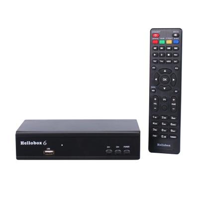 China V5 Comptatible Plus Hellobox 6 Satellite Receiver Support H.265 HEVC Multistream T2MI USB WiFi Powervu Auto IPTV Hellobox 6 for sale