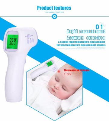 China Menschlicher Infrarotthermometer/nicht Kontakt Körper-Digital Lcd IR-Temperaturmessungs-Gewehr-Meter zu verkaufen