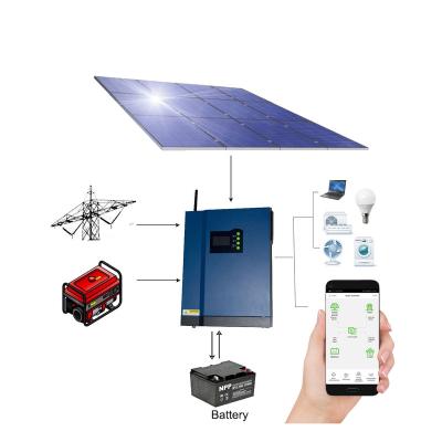 China 24V 48V Offgrid Home Hybrid Inverter Solar System for sale