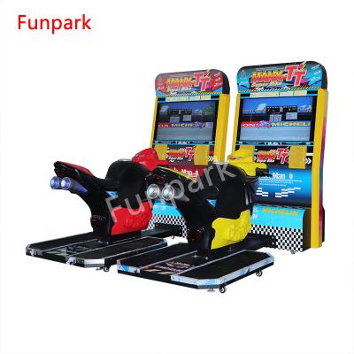 China Metal+acrylic+plastic the cheapest indoor arcade motor video racing Arcade game motorcycle for sale