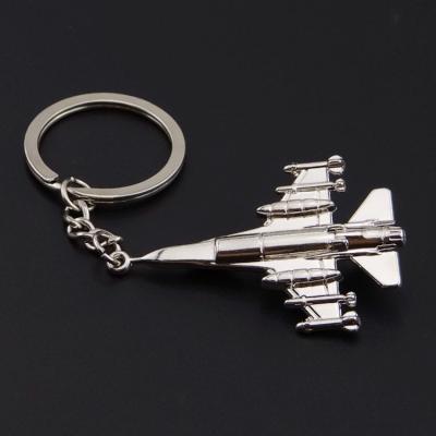 China Promotion Gift Airline Celebration Gift 3D Aircraft Main Chain Fighter Aircraft Creative Stereo Model Key Pendant Gift for sale