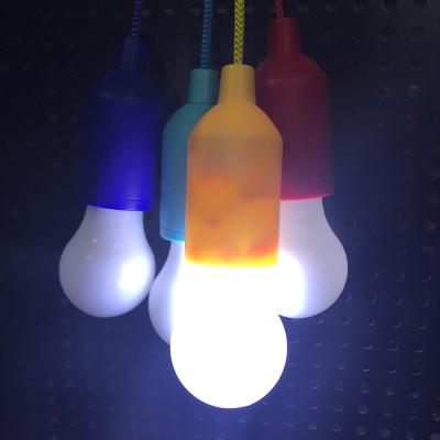 China Daily Life Pull Wire Bulb Emergency Stall Light Pull Down Plastic Led Tent Light for sale