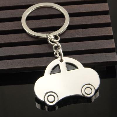 China Custom creative classic car beetle promotion gift logo metal pattern key chain key chain for sale