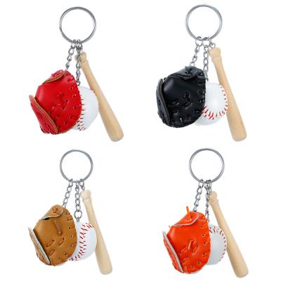 China Key Chain Creative Bag Promotion Gift Baseball Pendant Baseball Fan Supplies Gift Sports Souvenirs for sale