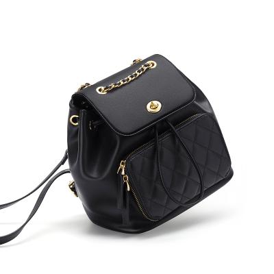 China Fashion Women Anti-theft Genuine Leather Backpack Hot-selling Daily Ladies Backpack for sale