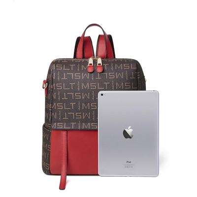 China PORTABLE Designer Ladies Bag Women Famous Brands Leather Laptop Backpack for sale