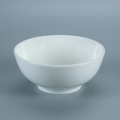 China Factory wholesale price viable cheap porcelain rice bow, restaurant hotel home used white ceramic bowls wholesale for sale