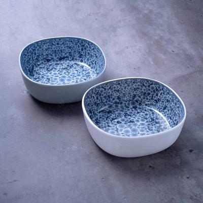 China JQY New Sustainable Launch Melamine Buffet Restaurant Serving Square Round Bowl for sale