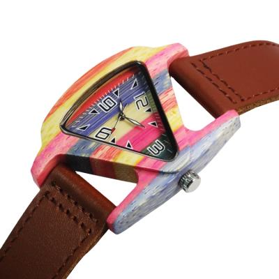 China Water Resistant China Made Gift Set Wooden Watch For Girls Good Quality Stylish Watches for sale