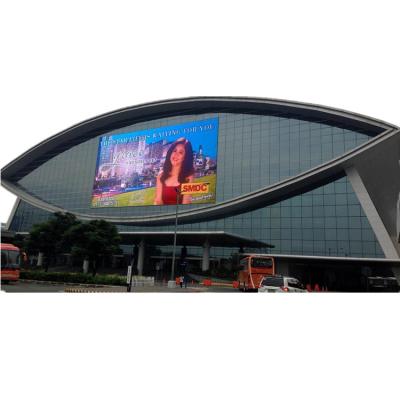 China Outdoor Transparent Grill Led Screen For Full Color Indoor Electronic Advertising Screen Grill And Glass Window LED Display Screen for sale