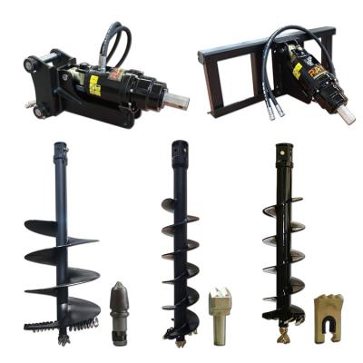 China Construction worksÂ   Excavator Skid Steer Backhoe Earth Auger Drill Post Hole Digger for sale