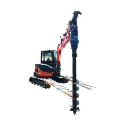 China Clay Tree Planting Machine Excavator Attachments Drill Ground Earth Auger For Digging Holes for sale