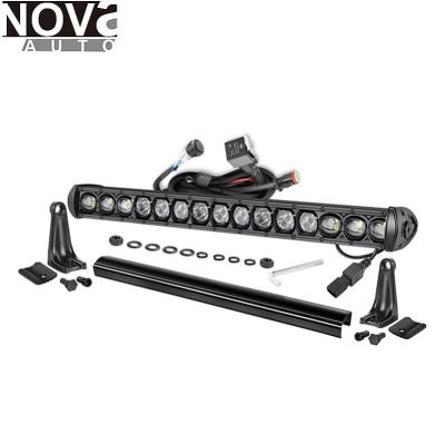 China 20 Inch Truck Roof LED Light Bar Slim Die-Casting Aluminum Housing Combo Flood With Universal Wiring for sale