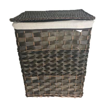 China Sustainable Wholesale Laundry Baskets With Lid Lining Storage Sundries Handmade Gift Set5 for sale