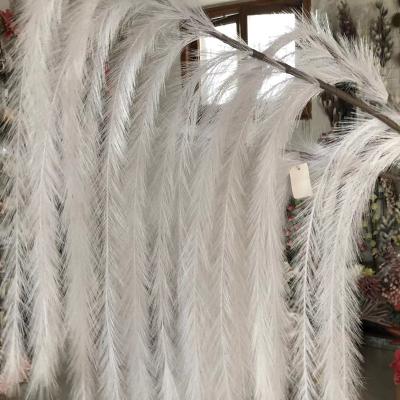 China Dry plastic rustic pampas grass the natural artificial flower large for decoration wedding for sale