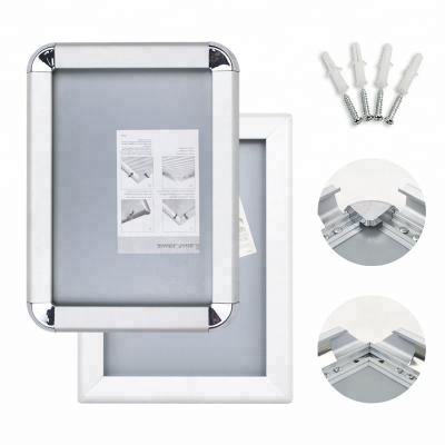 China 32mm Snap A4 Movable Variable Frame Silver Drawstring Frame for sale