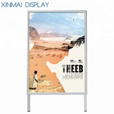 China Double Sides Poster Portable Poster Display Board A Double Use Double White Marking Boards for sale