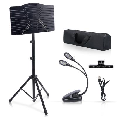 China Strong Height Adjustable Professional Tripod Simple Music Stand for sale