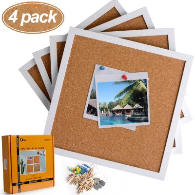 China Great for 12*12inch Bulletin Boards Home Factory Decorative Cork Board for sale