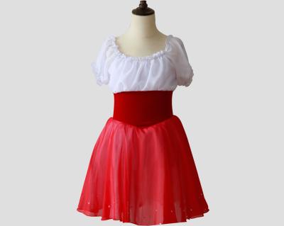 China Girls' new attractive Chiffon Lycra Tulle Skirt dance childer costumes. New--26 for sale