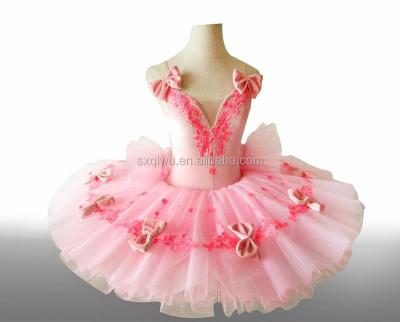 China New attractive hot sale dance costumes girl pink velvet tutu performance dress. New--31 for sale