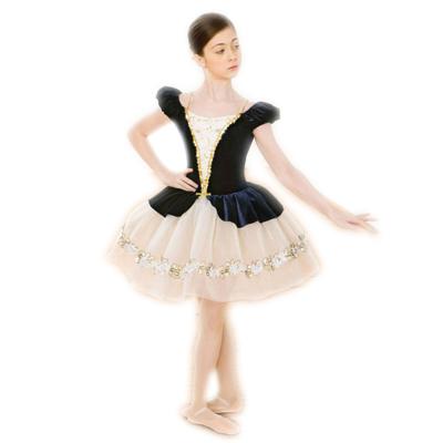 China New Attractive Hot Sale New Dance Costumes Adult Black Velvet Performance Dress--30 for sale