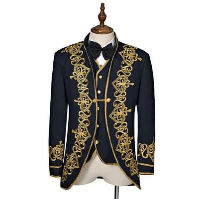 China 2017 Performance Clothing Navy Blue Man's Palace Performance Jacket Suits Palace-003 for sale