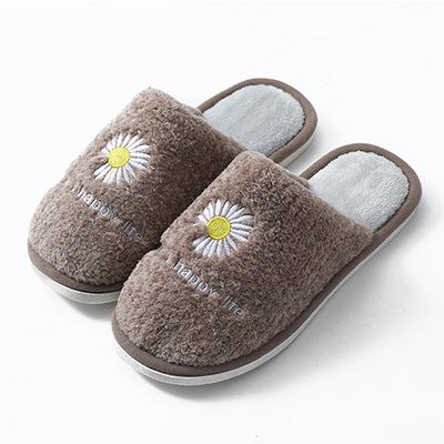 China 2022 New Light Weight Winter Man Furry Warm Fleece Fluffy Indoor Home Slipper for sale