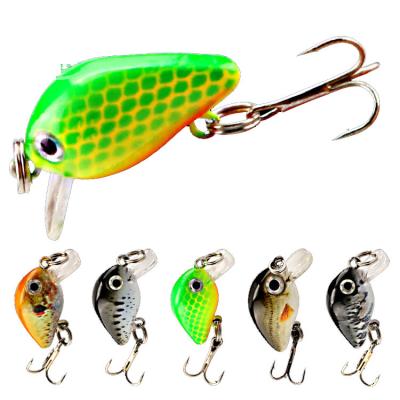 China Active Swimming Action CWCRA03 New Arrival 2.2g Microbody Minnow Lure Crankbait Lure Mini Crankbaits Crank Bait Fishing Lure Set for sale