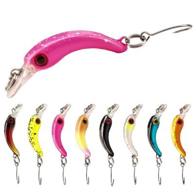 China Active Swimming Action CWMNL09 High Quality Minnow Lure 1.5g/4cm 8 Colors Fishing Lure Single Hook Artificial Hard Fishing Lure Bait for sale