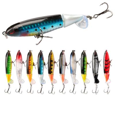 China ABS Plastic CWPCL04 Wholesale 13g/10cm 10 Colors Hard Lure Pencil Bait Artificial Lure Whopper Popper for sale