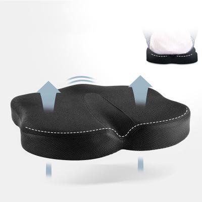 China Relieve Pressure Butterfly Shaped Car Orthopedic Coccyx Memory Foam Tailbone Cushion Pillow for sale