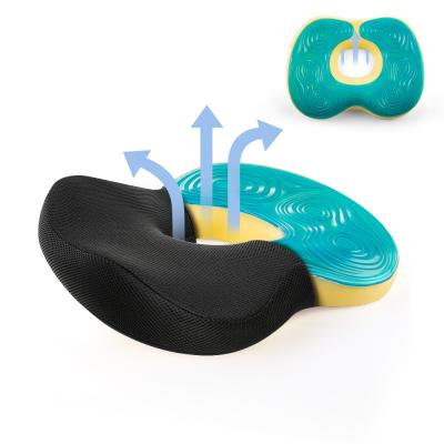 China Relieve pressure memory foam gel pad infused car gel cooling pad for office chair for sale