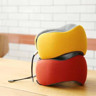 China Wholesale Hypoallergenic Airplane U Shape Headrest Memory Foam Travel Neck Displacement Pillow for sale