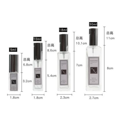 China Personal Care China Clear Glass Perfume Bottle 5ML, 10ML, 20ML, 30ML Cosmetic Spray Perfume Bottles for sale