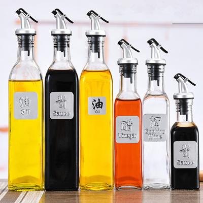 China High Qiality Factory Direct Selling Bottles For Sauces Olive Oil Dispenser Empty Olive Oil Glass Bottle for sale