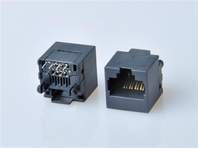 China HULYN,RJ45 Modular Jack Connector, Through Hole Type, Top Entry,cat6 RJ45 Modular Jack for sale